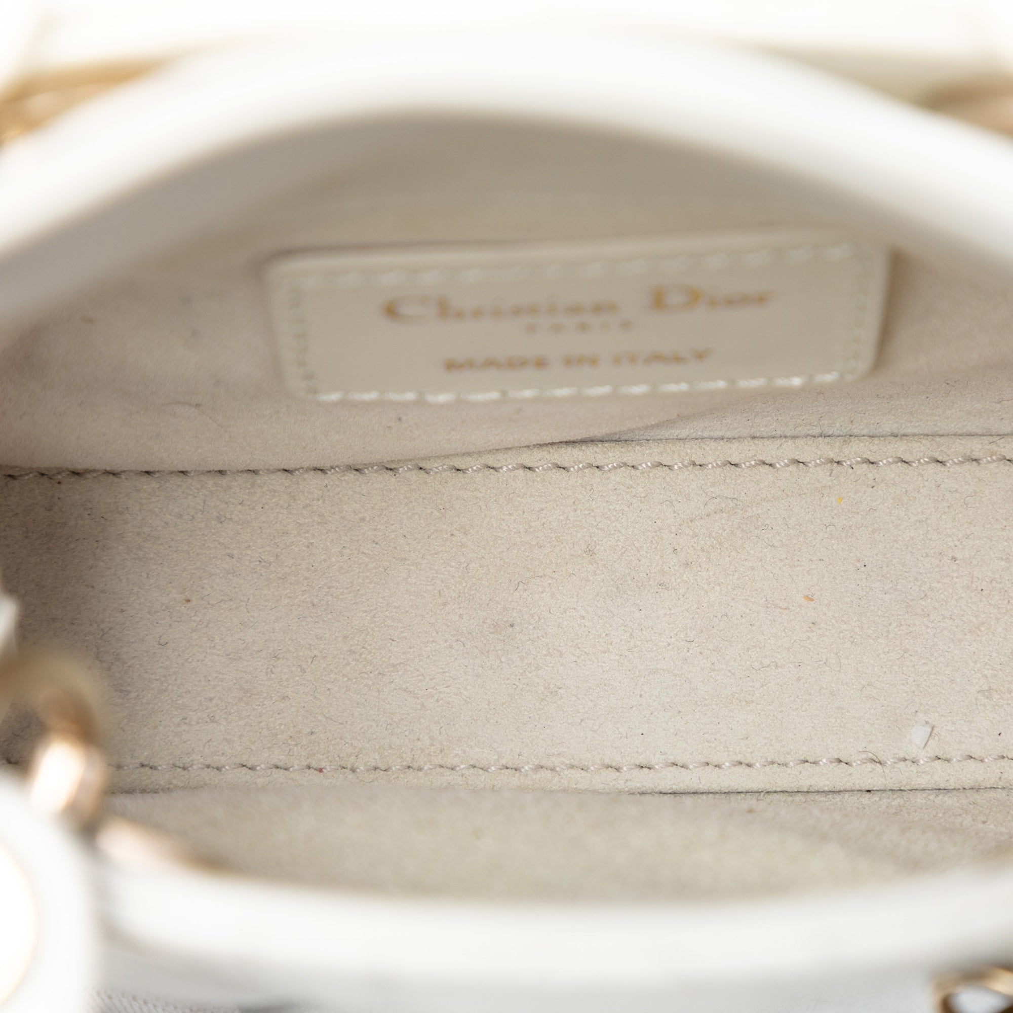 Micro Lambskin Cannage Lady Dior - Image 4