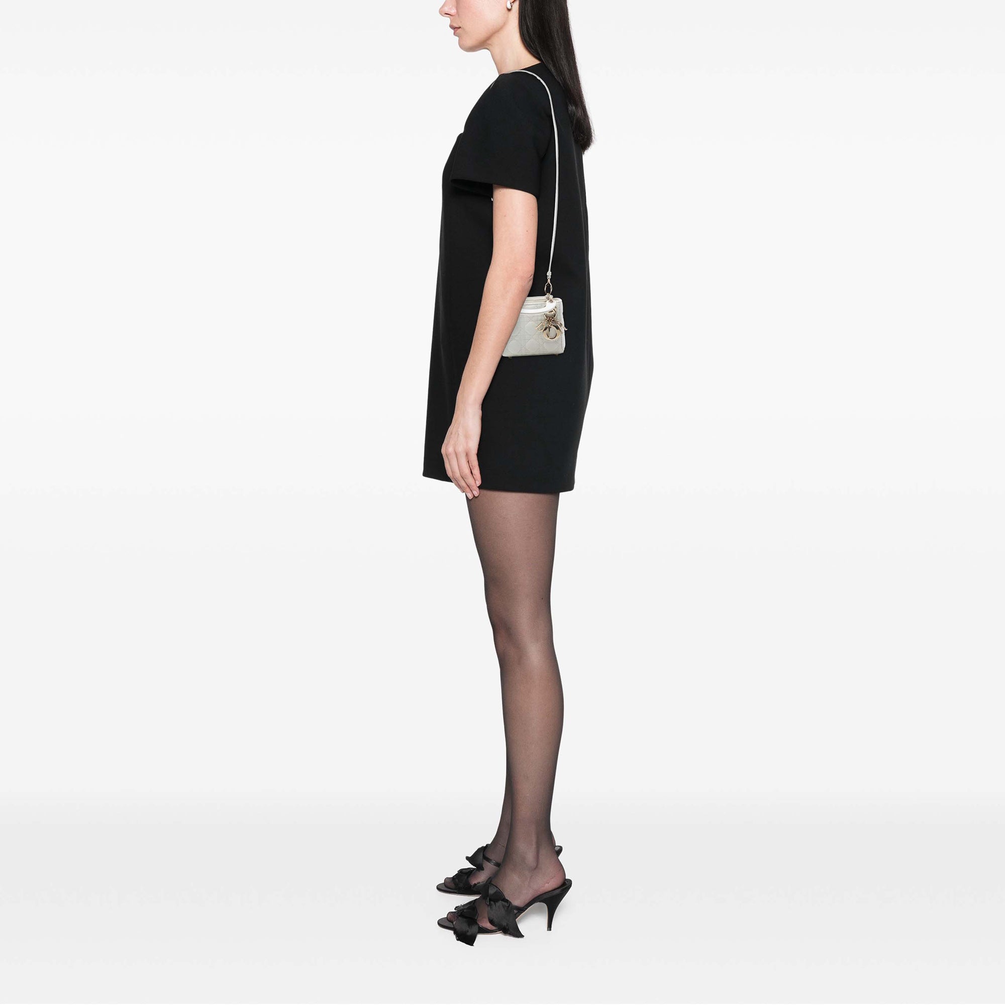 Micro Lambskin Cannage Lady Dior - Image 7