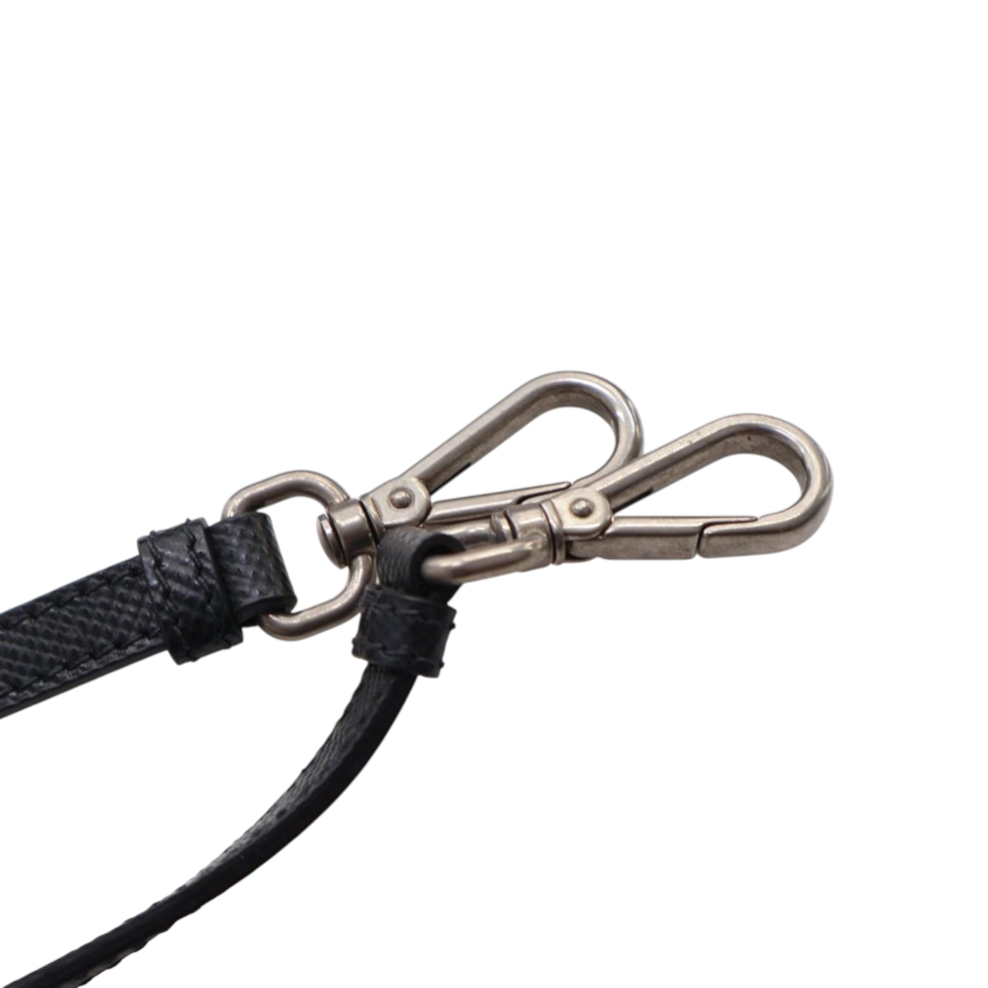 Medium Saffiano Cuir Double Satchel - Image 11