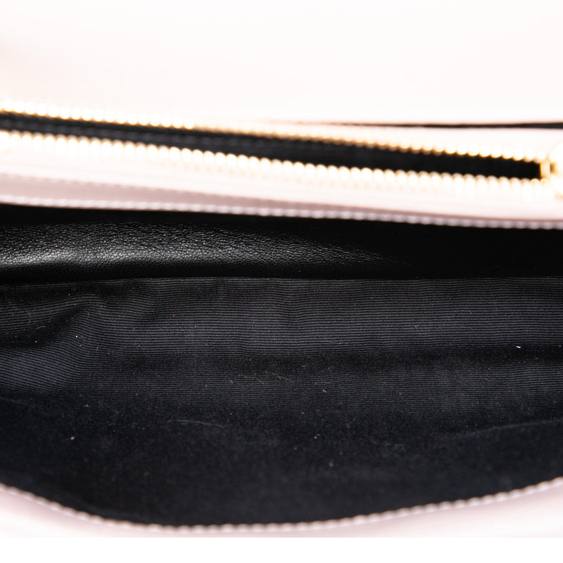 Medium Calfskin and Suede Chevron Monogram College Satchel - Image 4