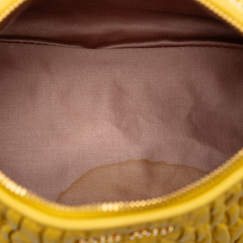 Matelasse Nappa Crystal Charm Shoulder Bag - Image 4