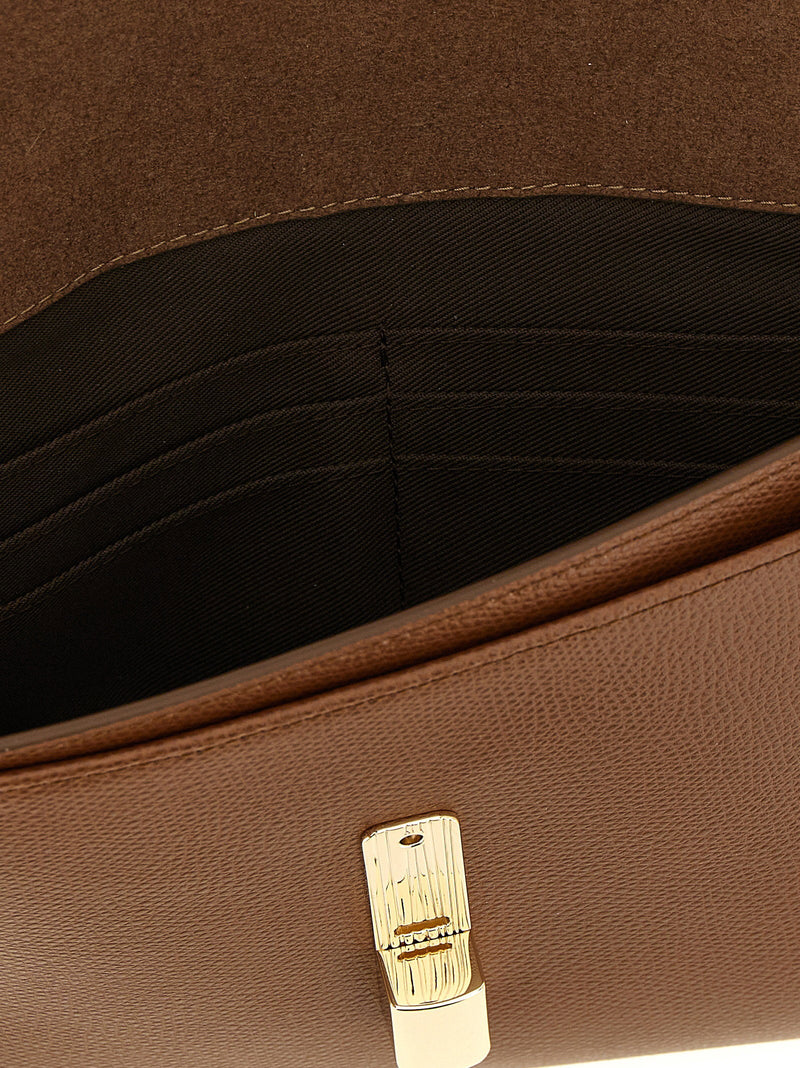Furla Clutch — Brown Printed Calf Leather