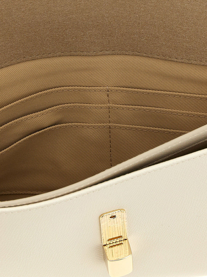 Furla Iride Clutch — Cream Printed Calf Leather