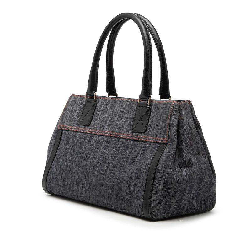 Diorissimo Trotter Denim Flight Handle Bag - Image 2
