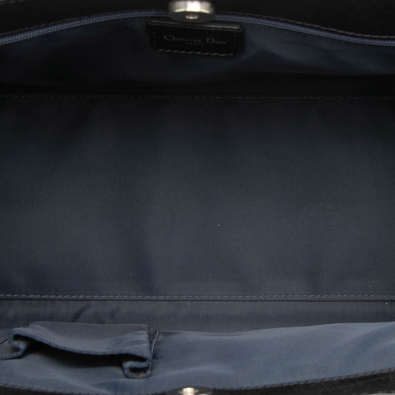 Diorissimo Trotter Denim Flight Handle Bag - Image 4
