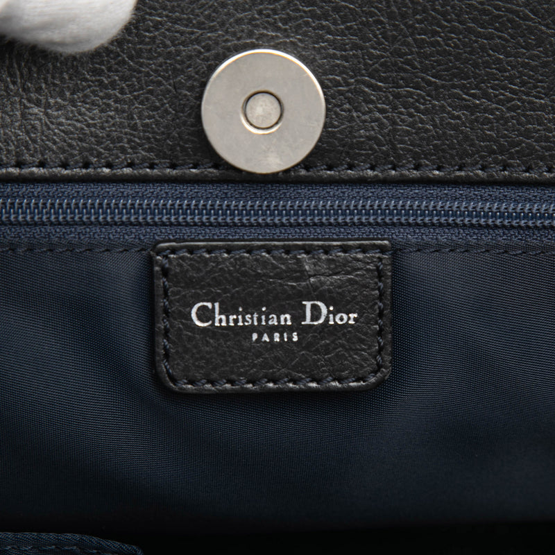 Diorissimo Trotter Denim Flight Handle Bag - Image 5