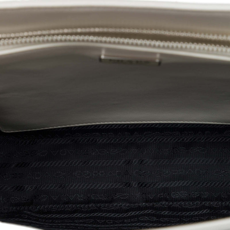Medium Spazzolato Leather Satchel - Image 4