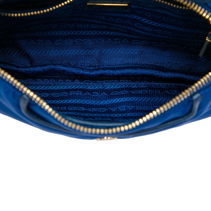 Saffiano Trimmed Tessuto Chain Crossbody - Image 4