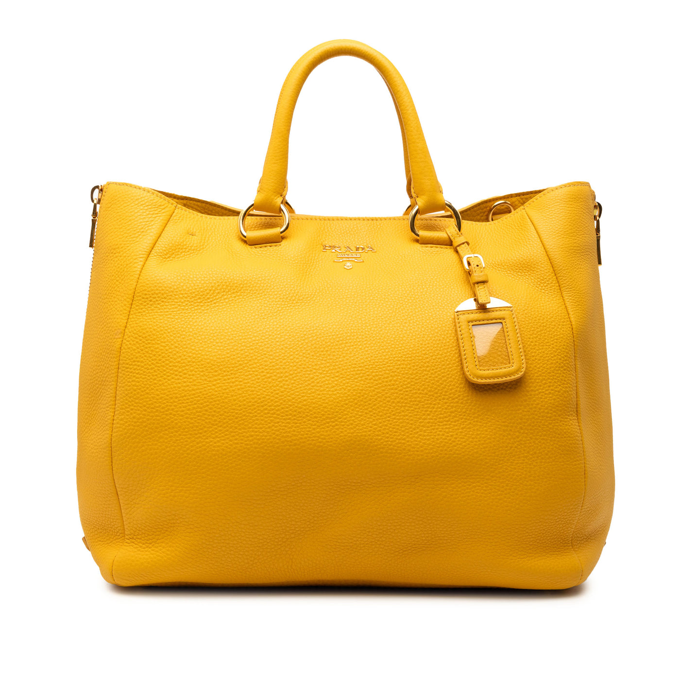 Vitello Daino Side Zip Convertible Tote - Image 1