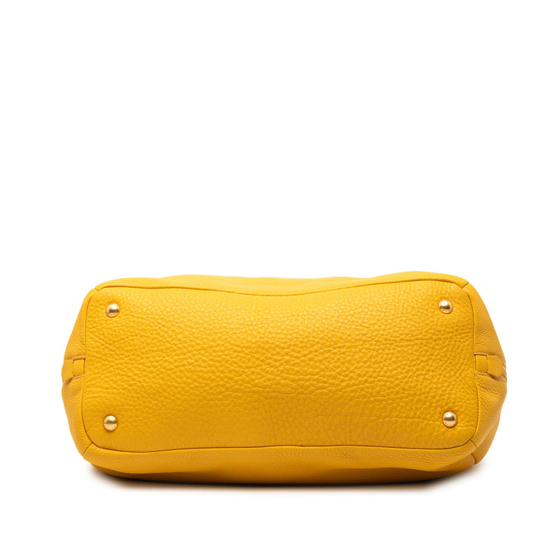 Vitello Daino Side Zip Convertible Tote - Image 3