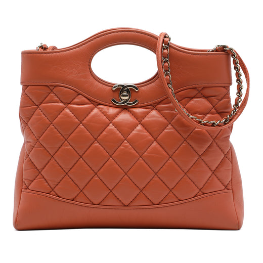 Mini Shiny Crumpled Calfskin 31 Shopping Bag - Image 1