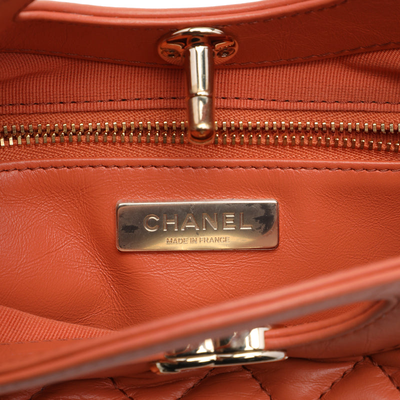 Mini Shiny Crumpled Calfskin 31 Shopping Bag - Image 5