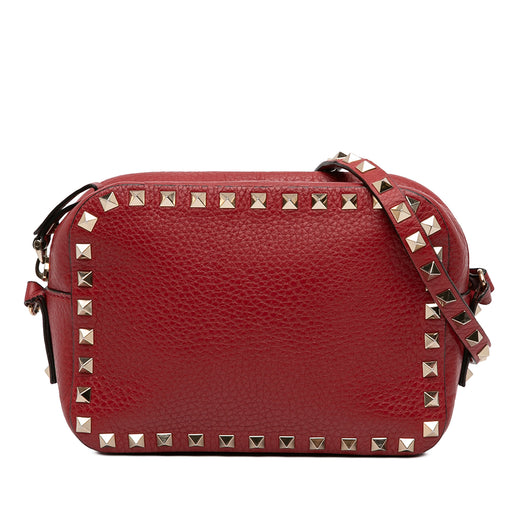 Grainy Calfskin Rockstud Camera Bag - Image 1