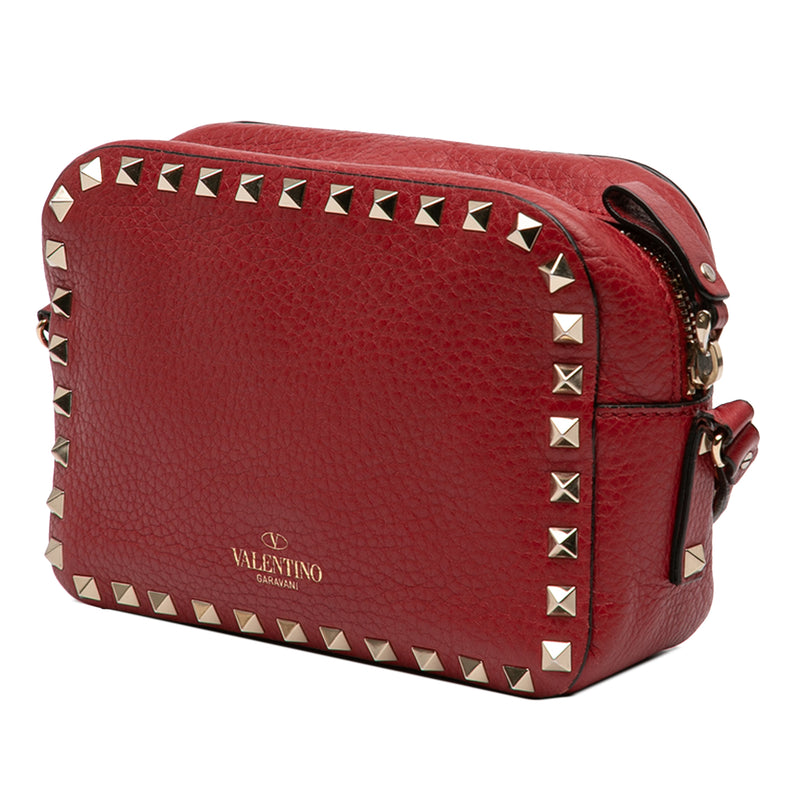 Grainy Calfskin Rockstud Camera Bag - Image 2