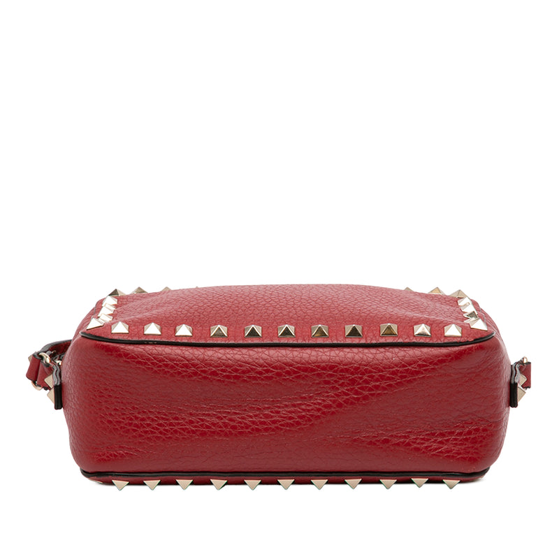 Grainy Calfskin Rockstud Camera Bag - Image 3