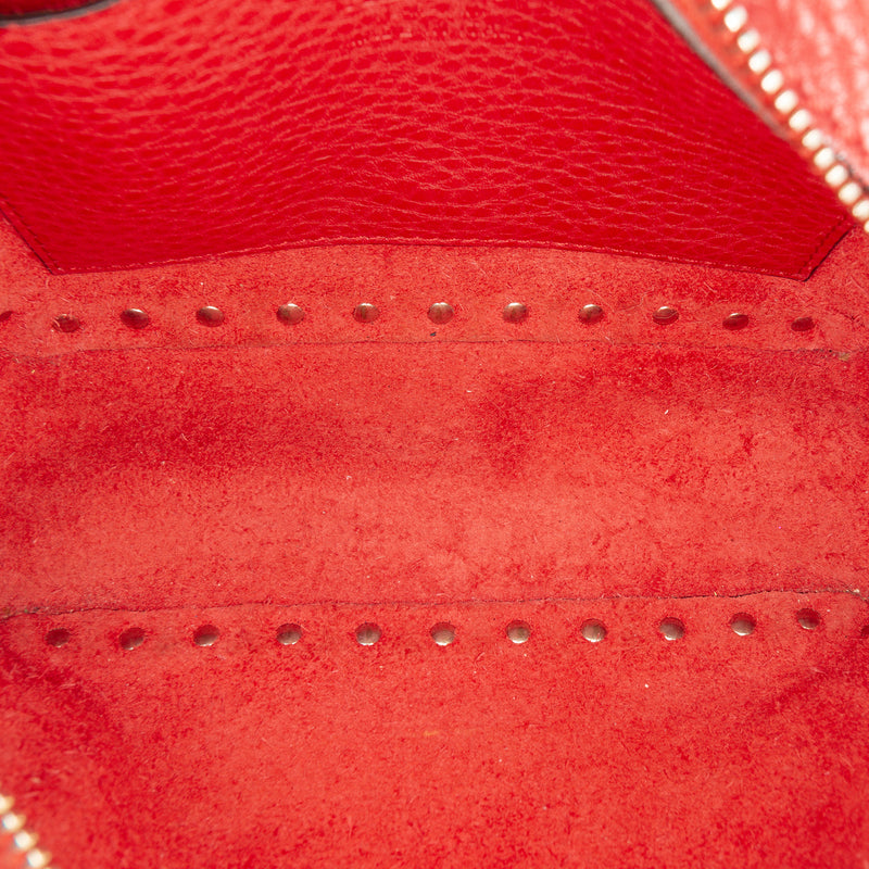 Grainy Calfskin Rockstud Camera Bag - Image 4