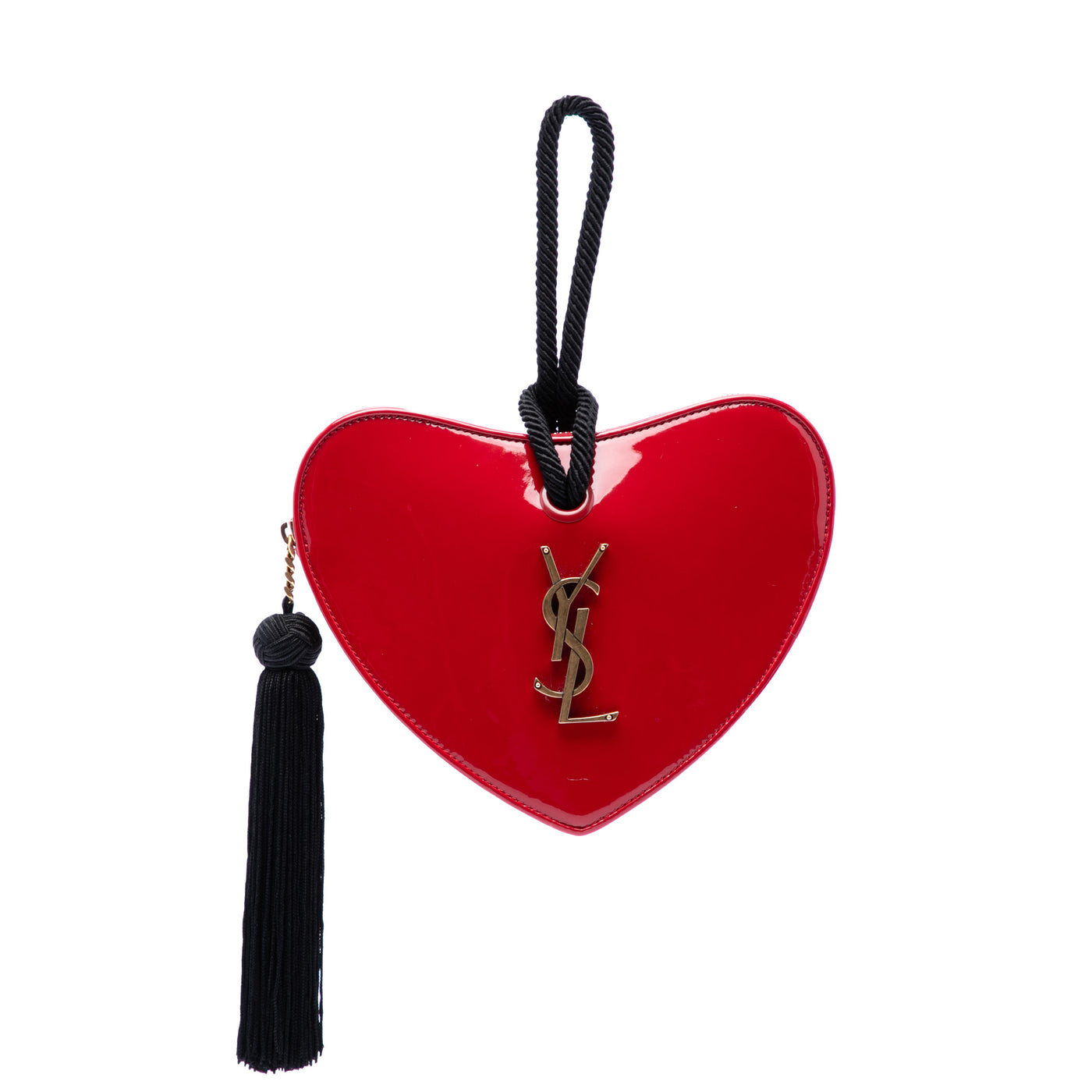 Patent Sac Coeur Heart Shaped Clutch - Image 1
