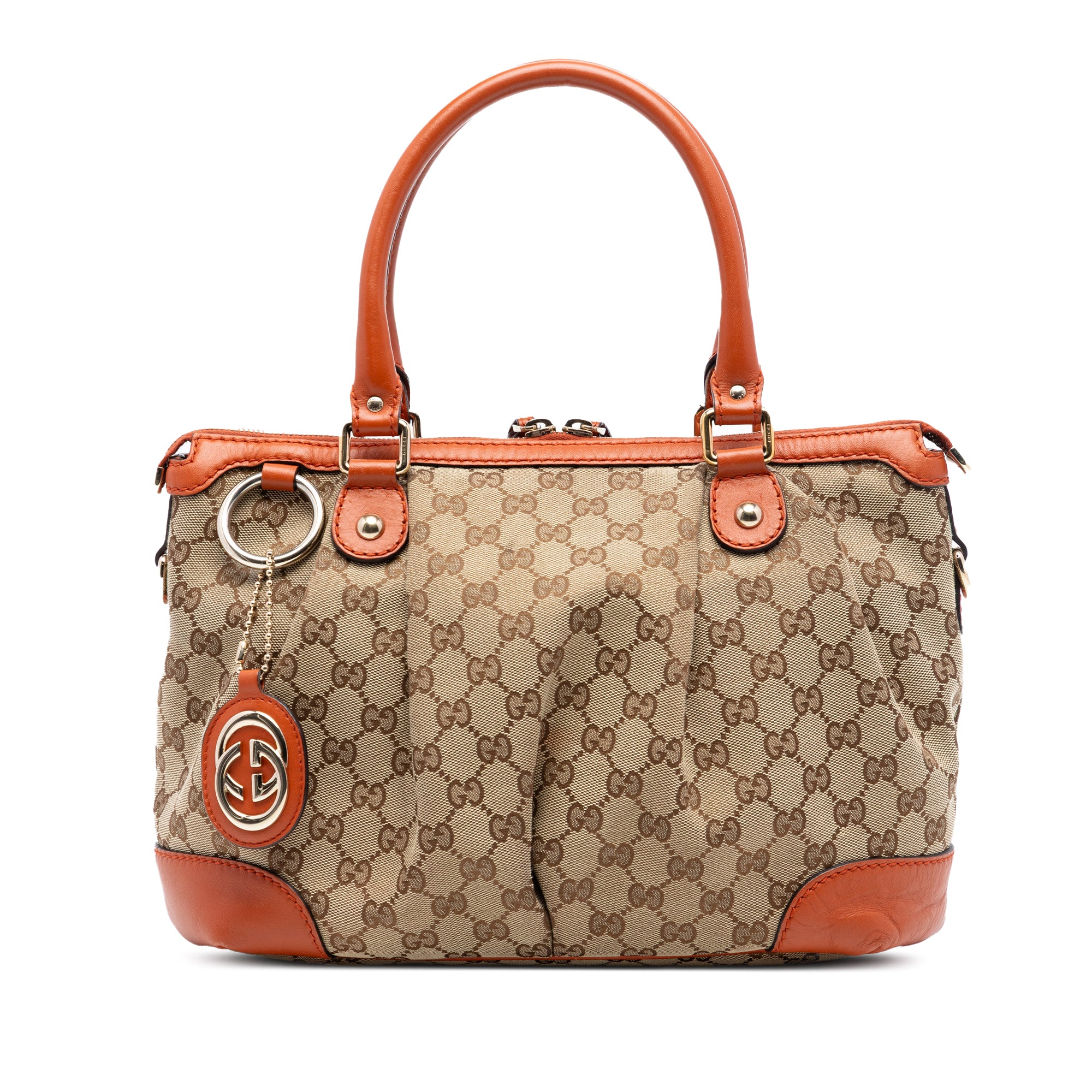 GG Canvas Sukey Satchel - Image 1