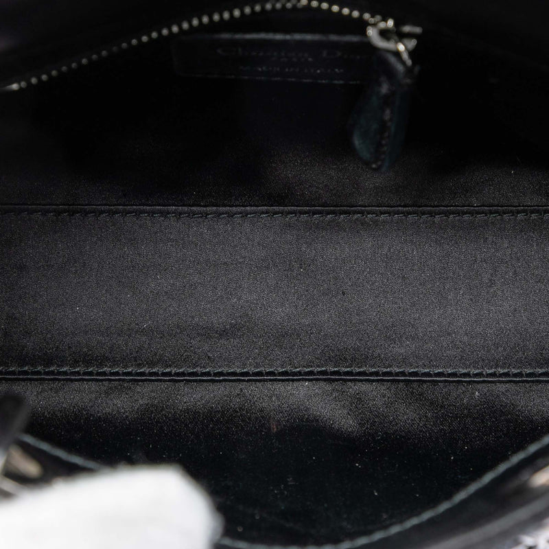 Mini Satin Cannage Strass Crystal Embellished Lady Dior - Image 4