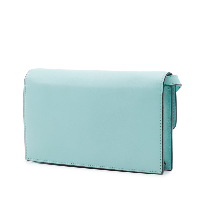 Calfskin Interlocking G Dollar Wallet On Strap - Image 2