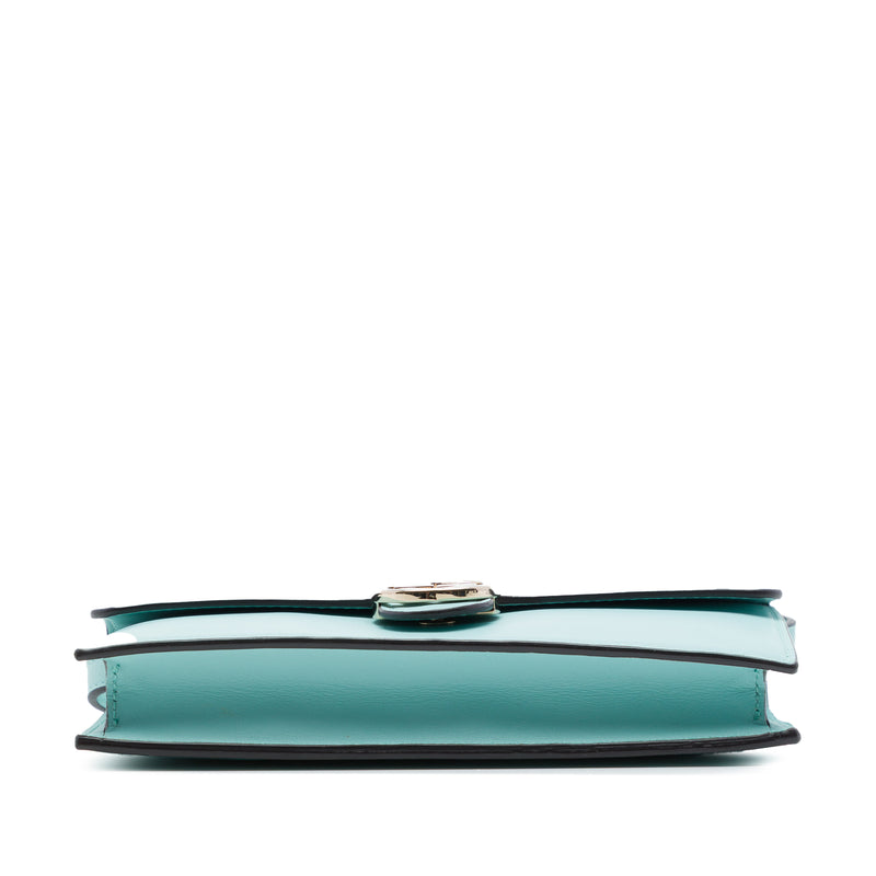 Calfskin Interlocking G Dollar Wallet On Strap - Image 3
