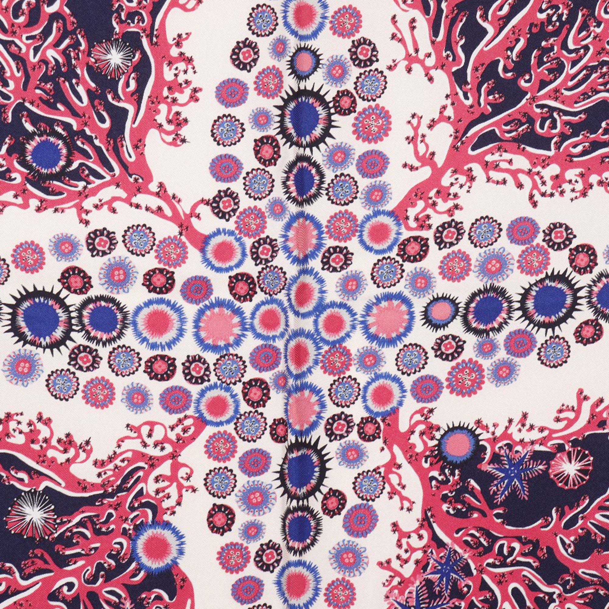 Coral Silk Scarf - Image 2
