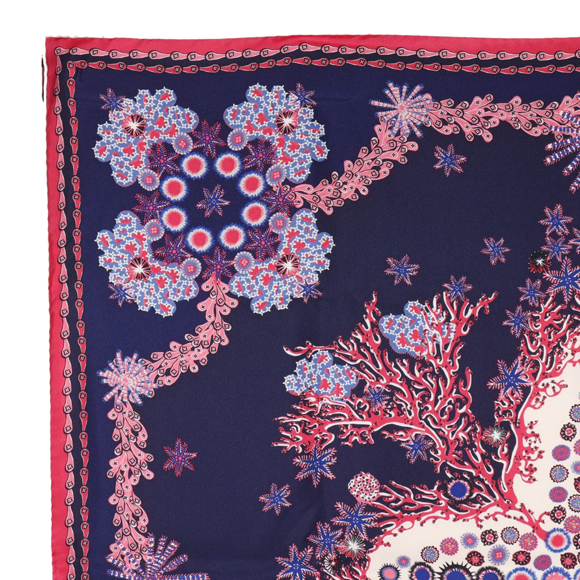 Coral Silk Scarf - Image 5