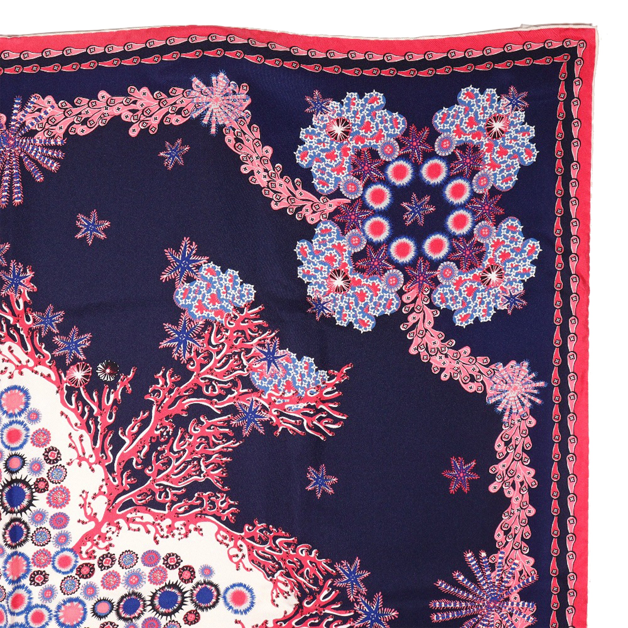 Coral Silk Scarf - Image 6