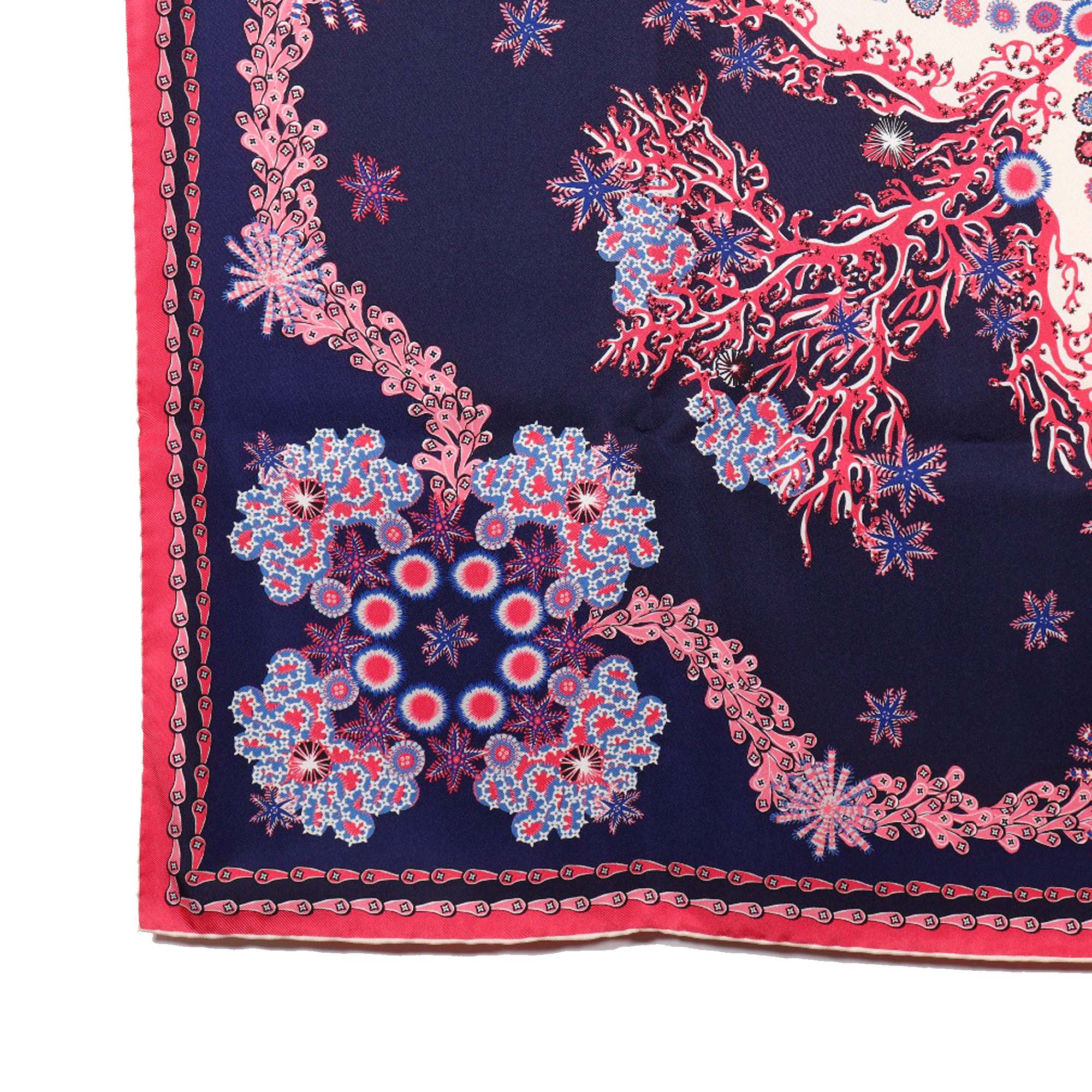 Coral Silk Scarf - Image 7