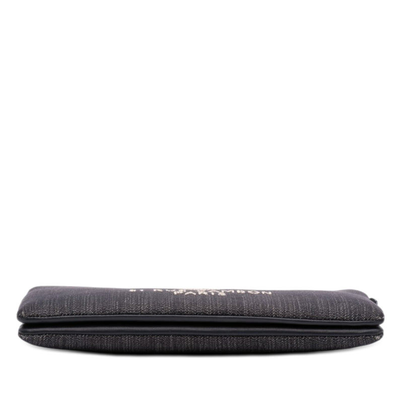 Denim Deauville Double Compartment Clutch - Image 3