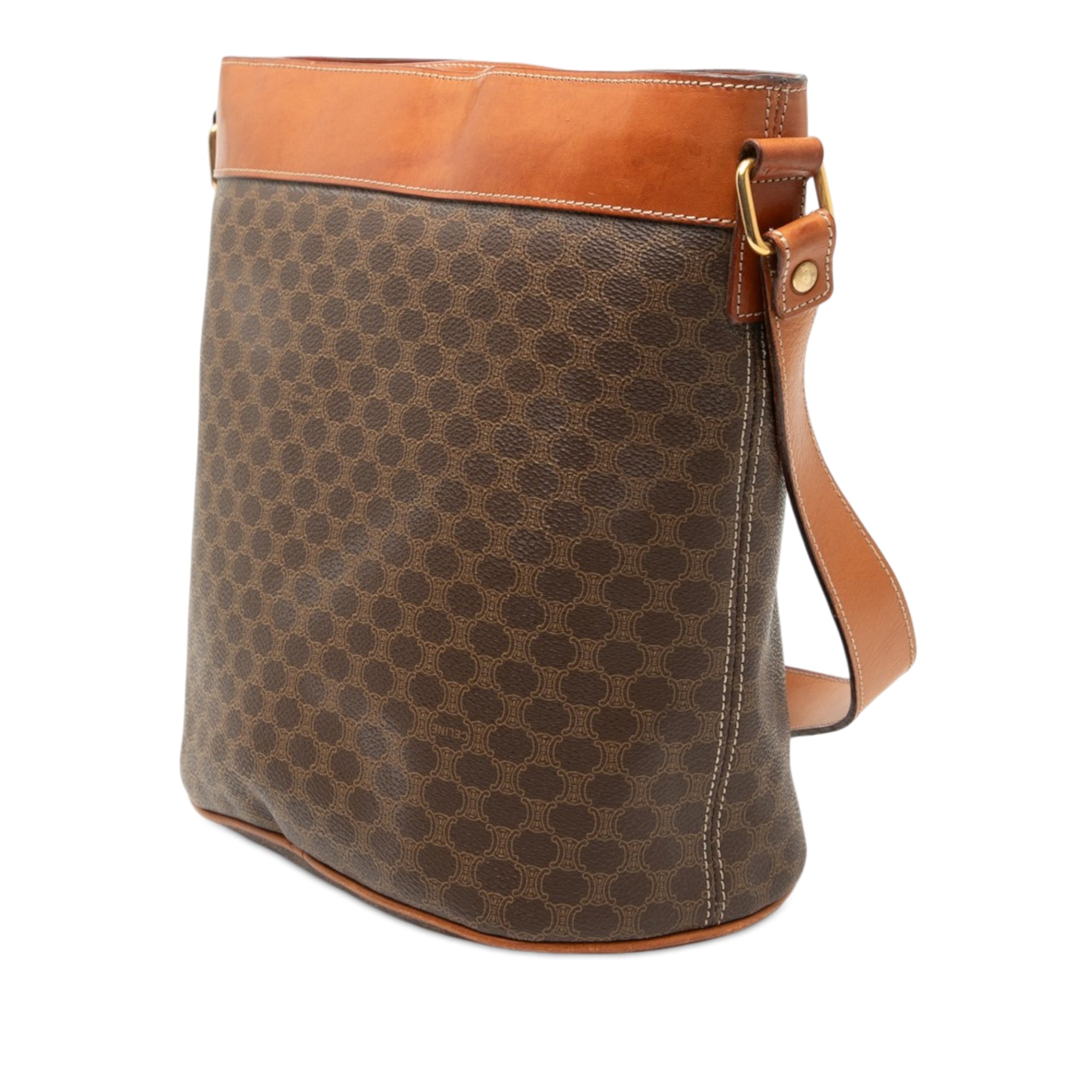 Macadam Coated Canvas Bucket Bag - Image 2