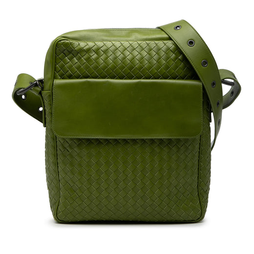 Nappa Intrecciato Messenger Bag - Image 1