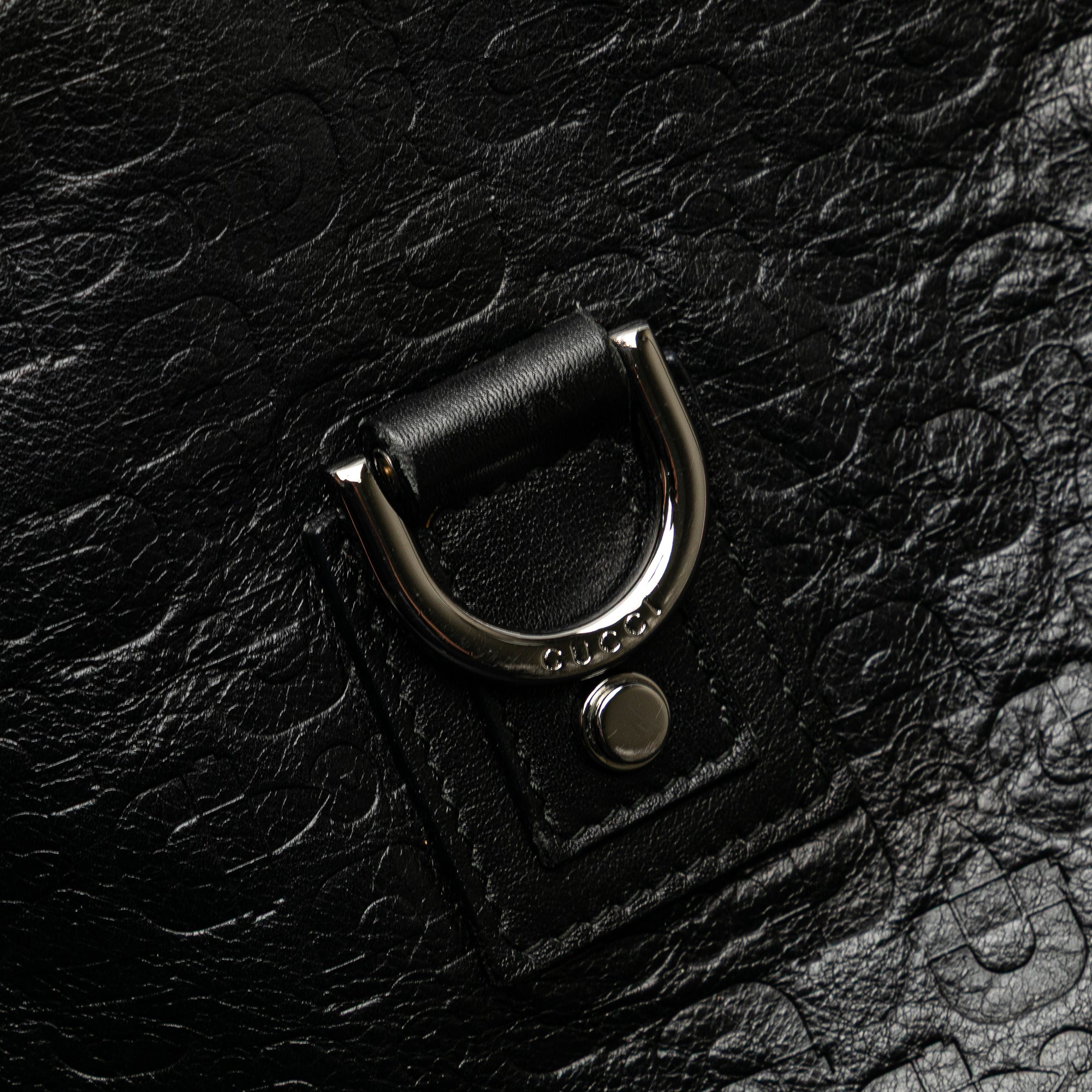 Horsebit Embossed Calfskin Abbey D Ring Crossbody - Image 8