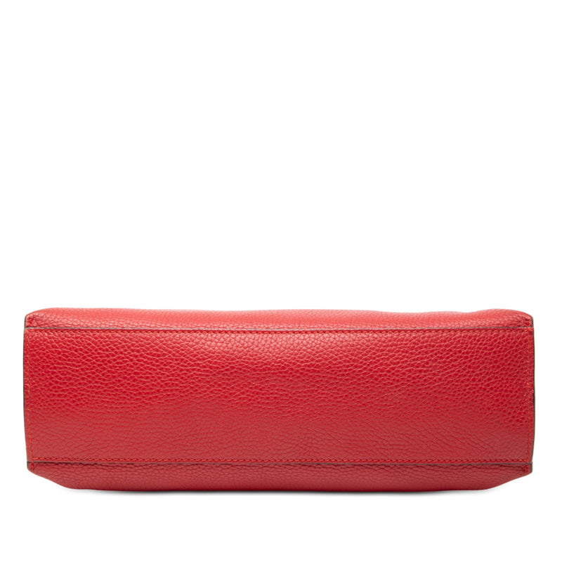 Small Calfskin Bamboo Daily Satchel - Image 3