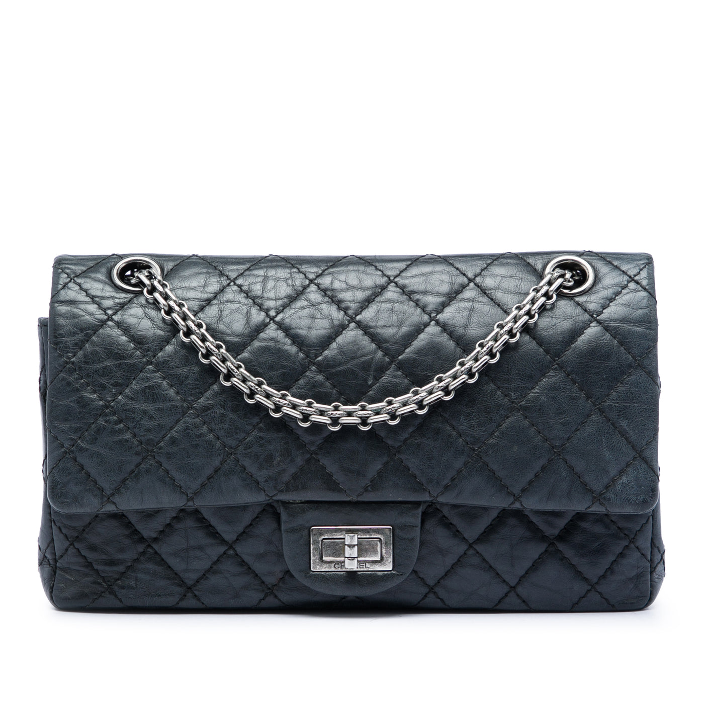Quilted Aged Calfskin Reissue 2.55 Double Flap 225 - Image 1