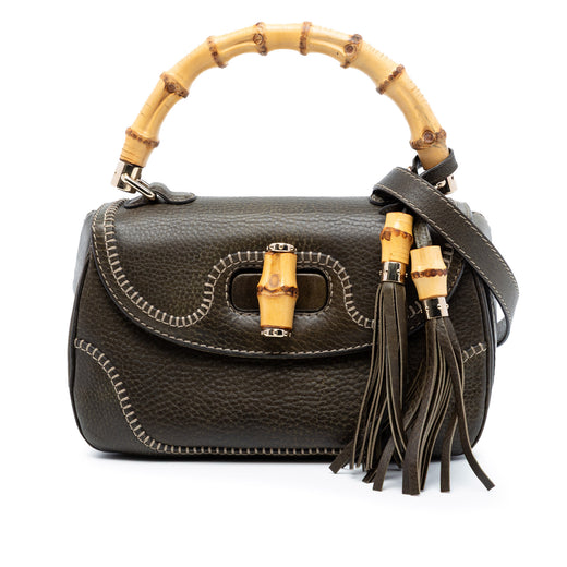 Medium Leather New Bamboo Satchel - Image 1