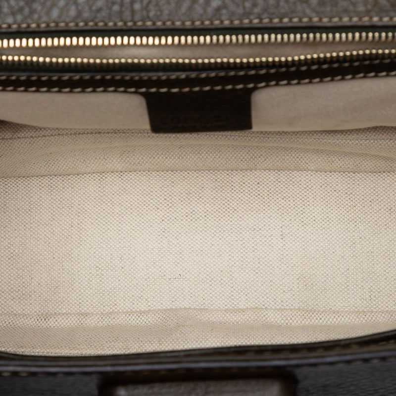 Medium Leather New Bamboo Satchel - Image 4