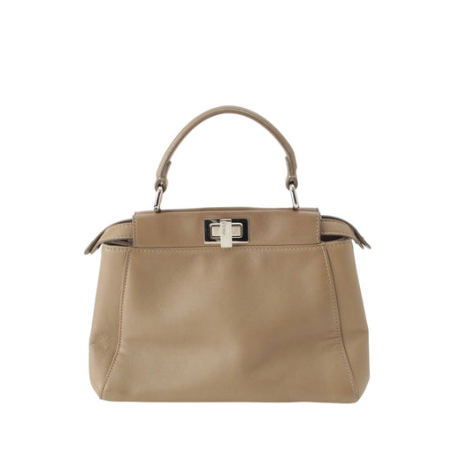 Mini Leather Iconic Peekaboo Satchel - Image 1