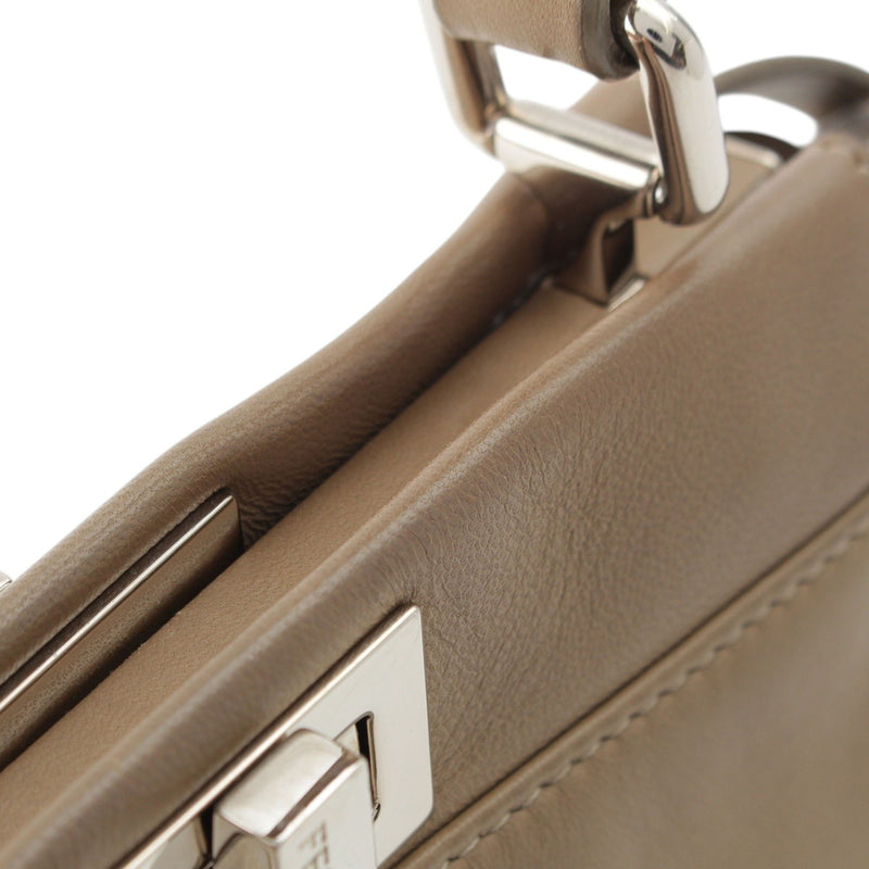 Mini Leather Iconic Peekaboo Satchel - Image 10