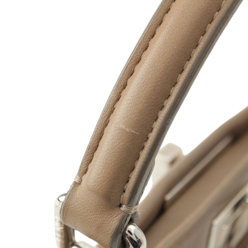 Mini Leather Iconic Peekaboo Satchel - Image 11