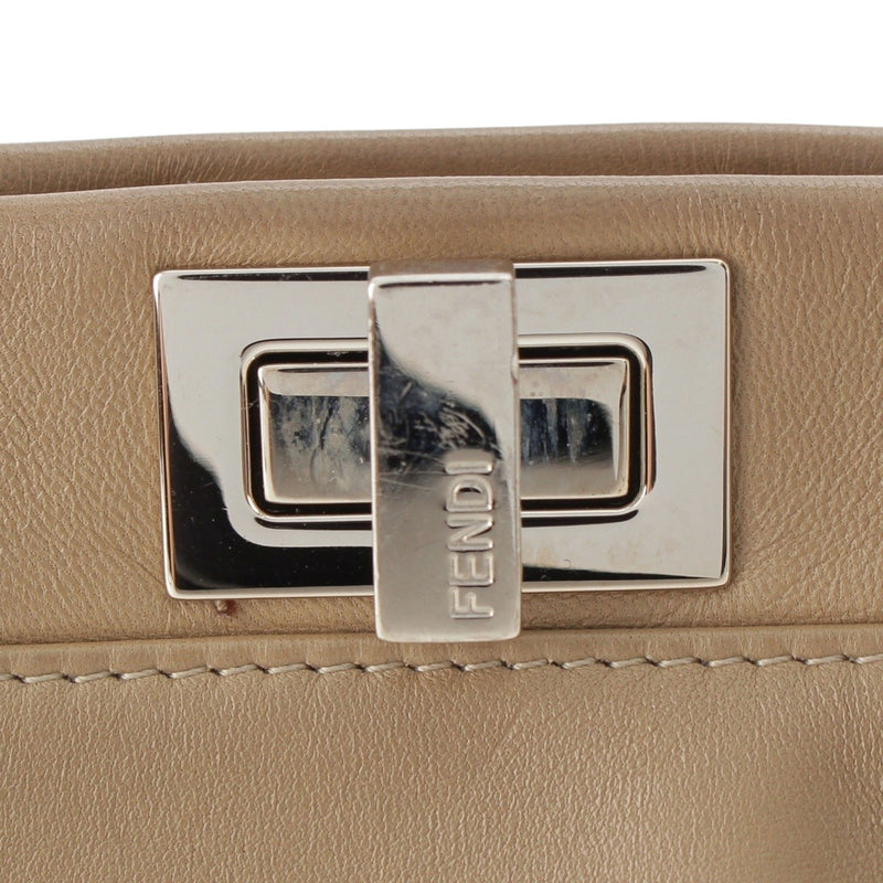 Mini Leather Iconic Peekaboo Satchel - Image 6