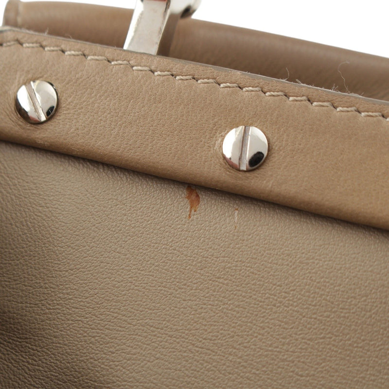 Mini Leather Iconic Peekaboo Satchel - Image 8