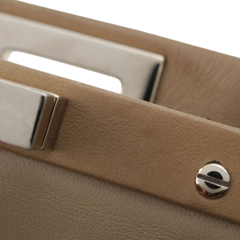 Mini Leather Iconic Peekaboo Satchel - Image 9