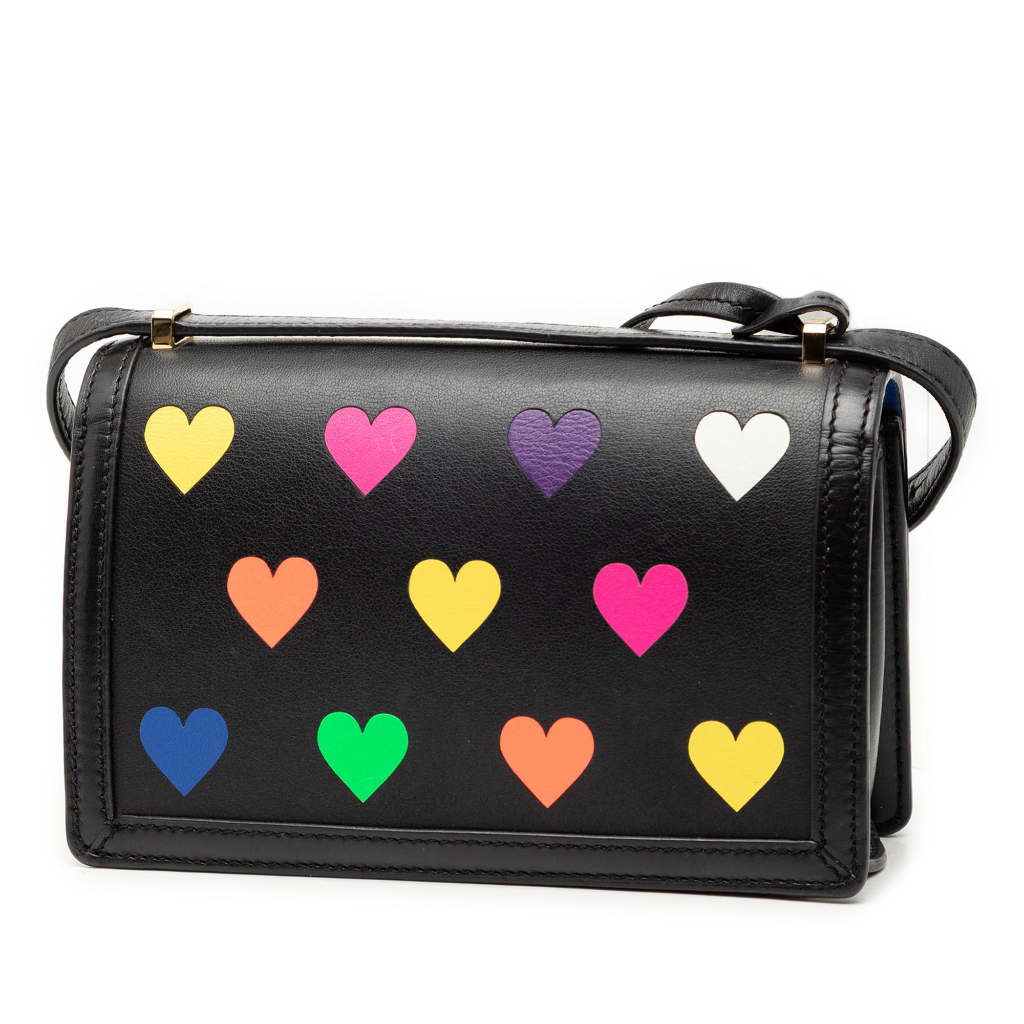 Small Leather Hearts Barcelona Crossbody - Image 2