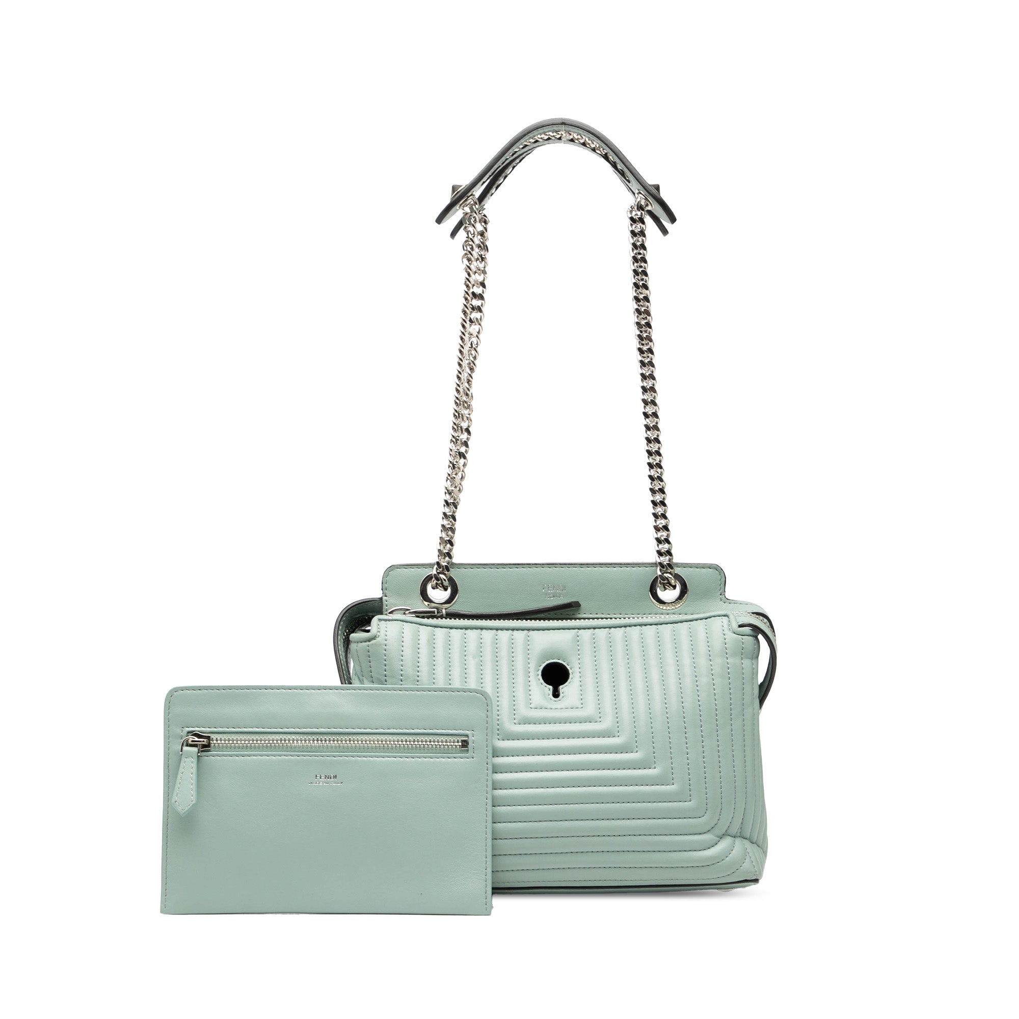 Small Lambskin DotCom Click Shoulder Bag - Image 7