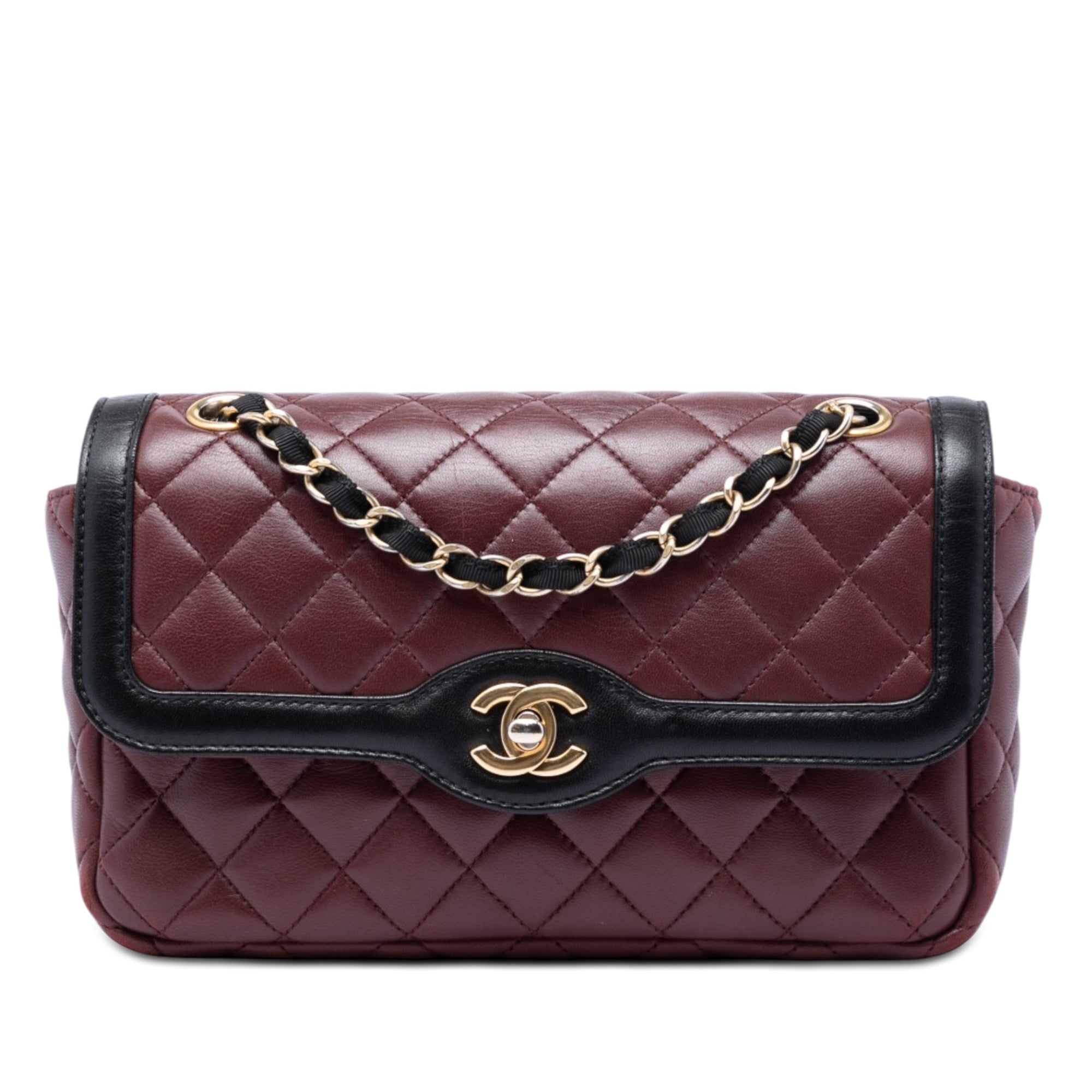 Small Quilted Lambskin Two Tone Day Flap - Image 1