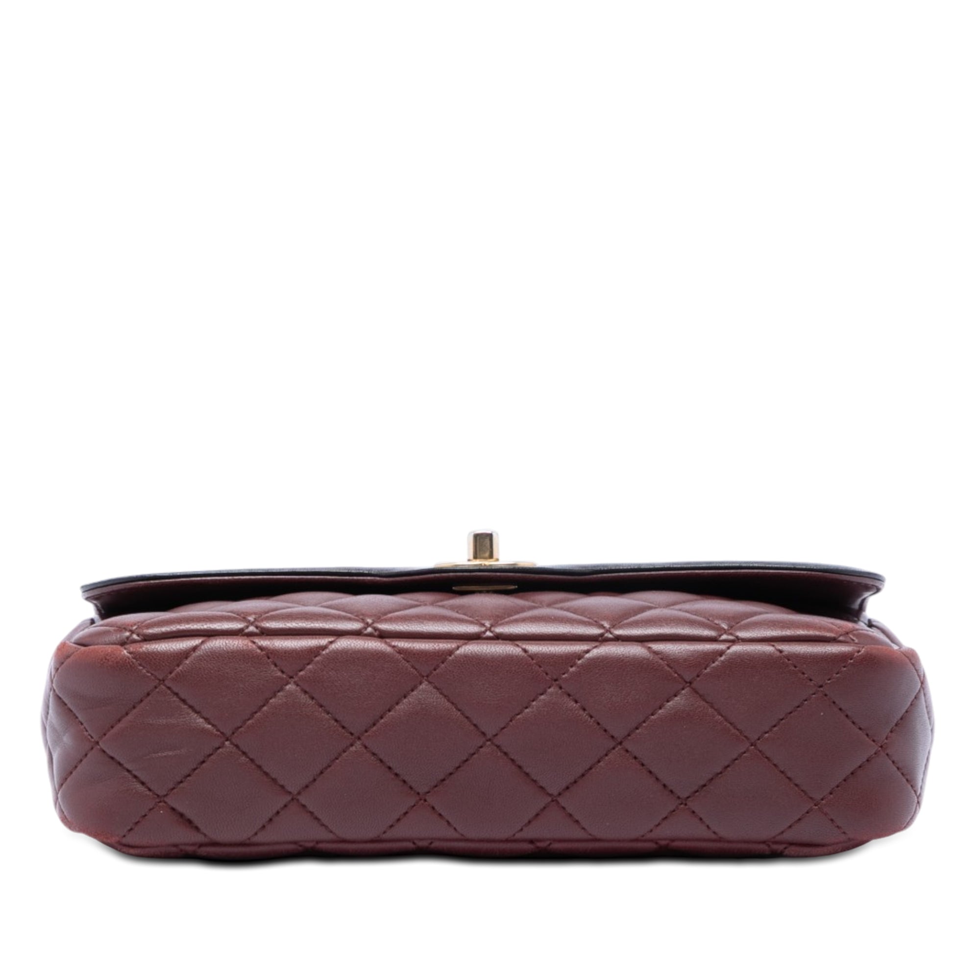 Small Quilted Lambskin Two Tone Day Flap - Image 3