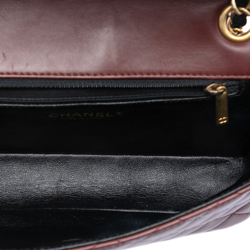 Small Quilted Lambskin Two Tone Day Flap - Image 4