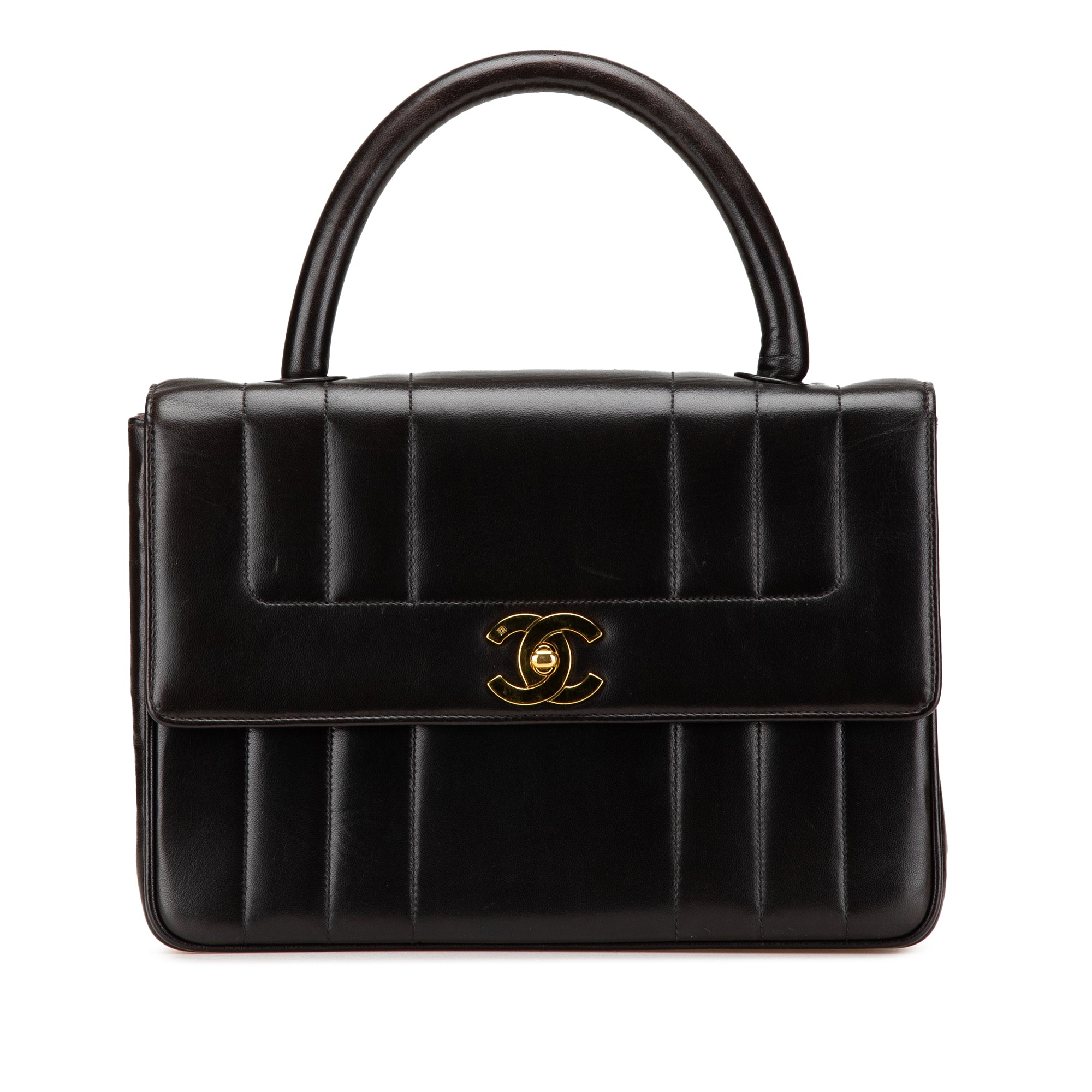 Lambskin Mademoiselle Kelly Top Handle Bag - Image 1
