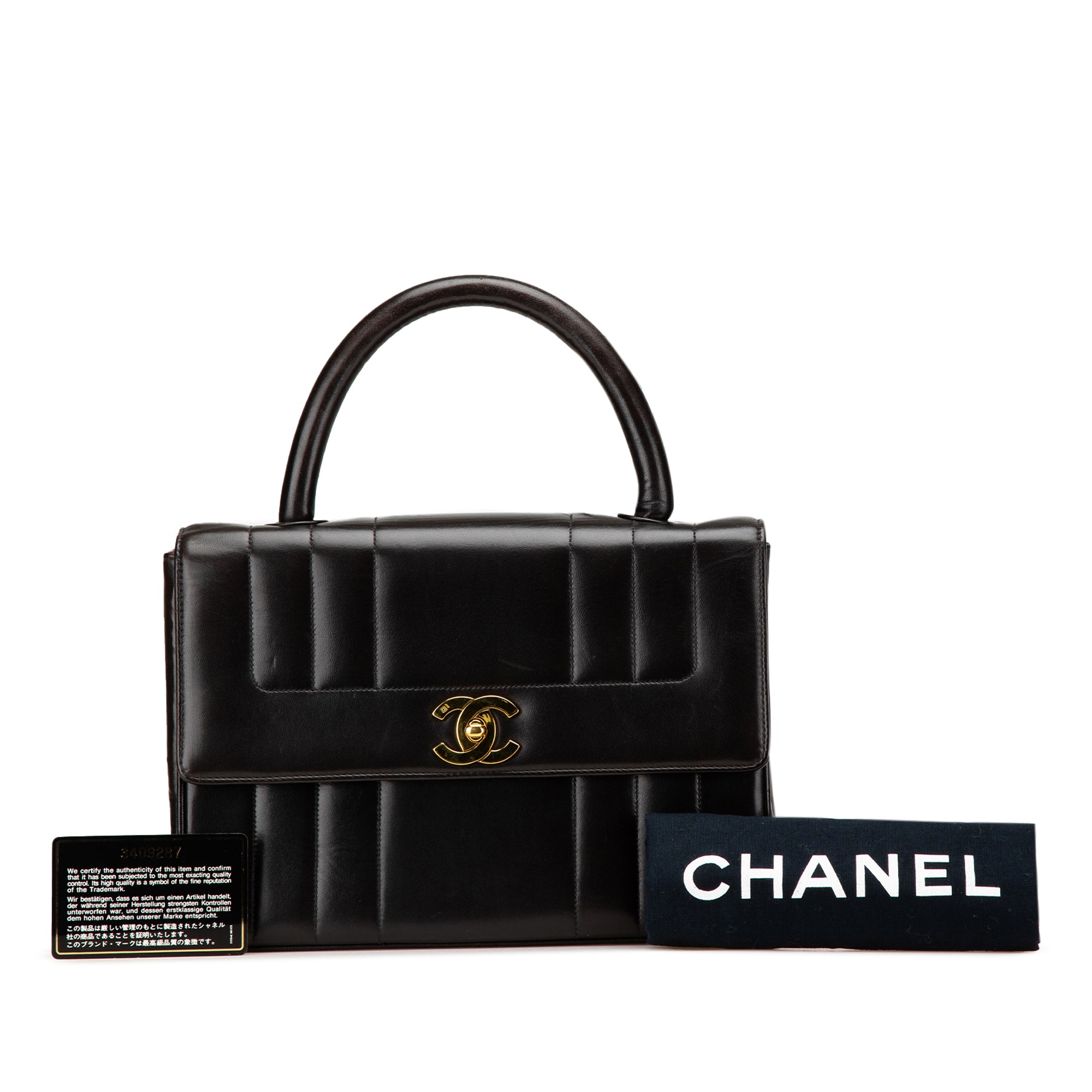 Lambskin Mademoiselle Kelly Top Handle Bag - Image 14